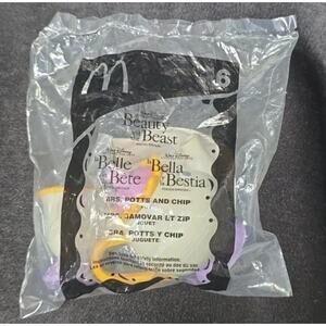 McDonald's Happy Meal Toy Disney's Beauty & The Beast No 6 Mrs. Potts & Chip 5